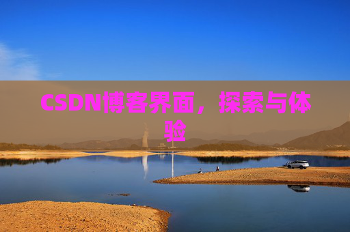 CSDN博客界面,探索与体验